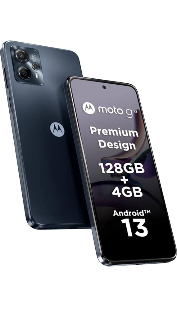 motorola moto g13 4GB/128GB マットチャコール New Android Motorola Moto G13 Dual SIM 128GB ROM + 4GB RAM
